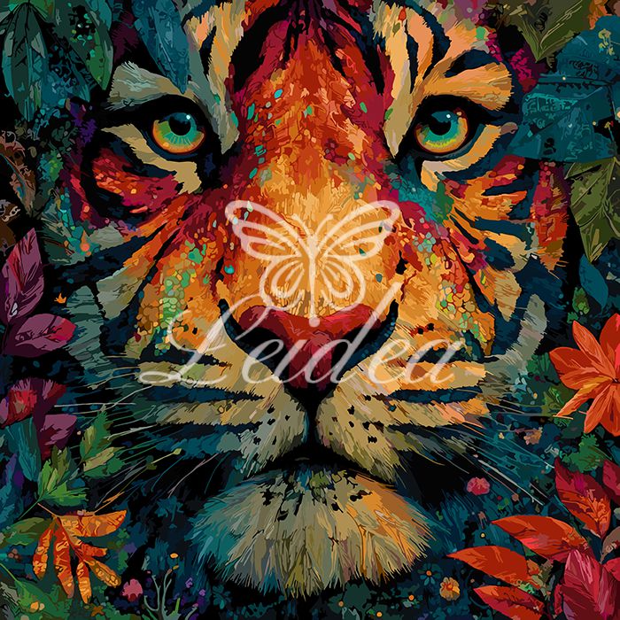 Vibrant Tiger Gaze