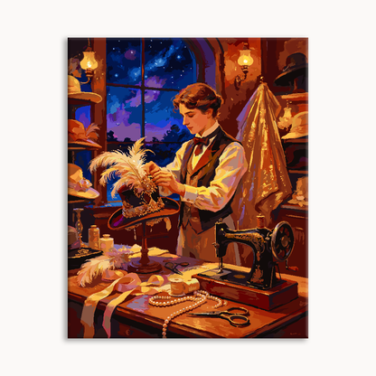 Victorian Feather Artisan Paint By Numbers