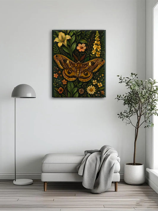 Vintage Forest Moth