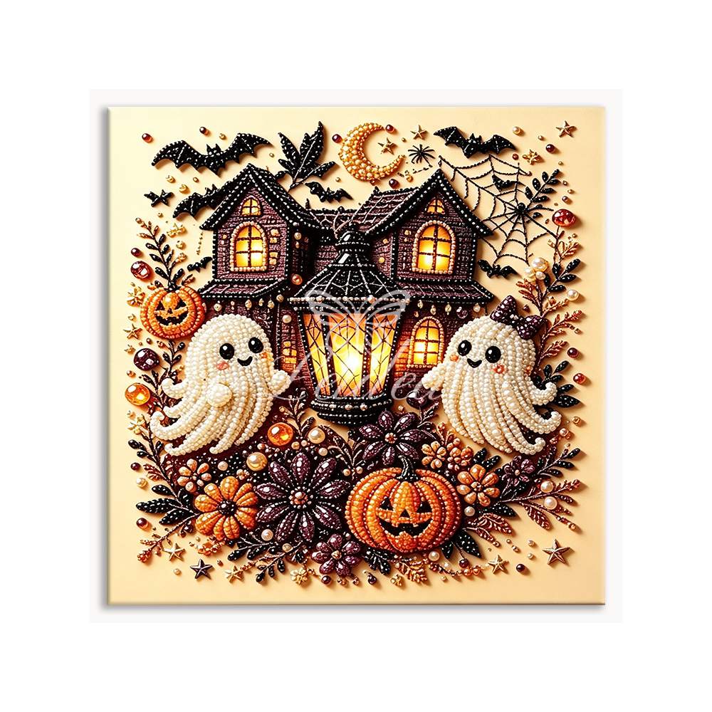 Halloween Theme Pearl Painting Set 3