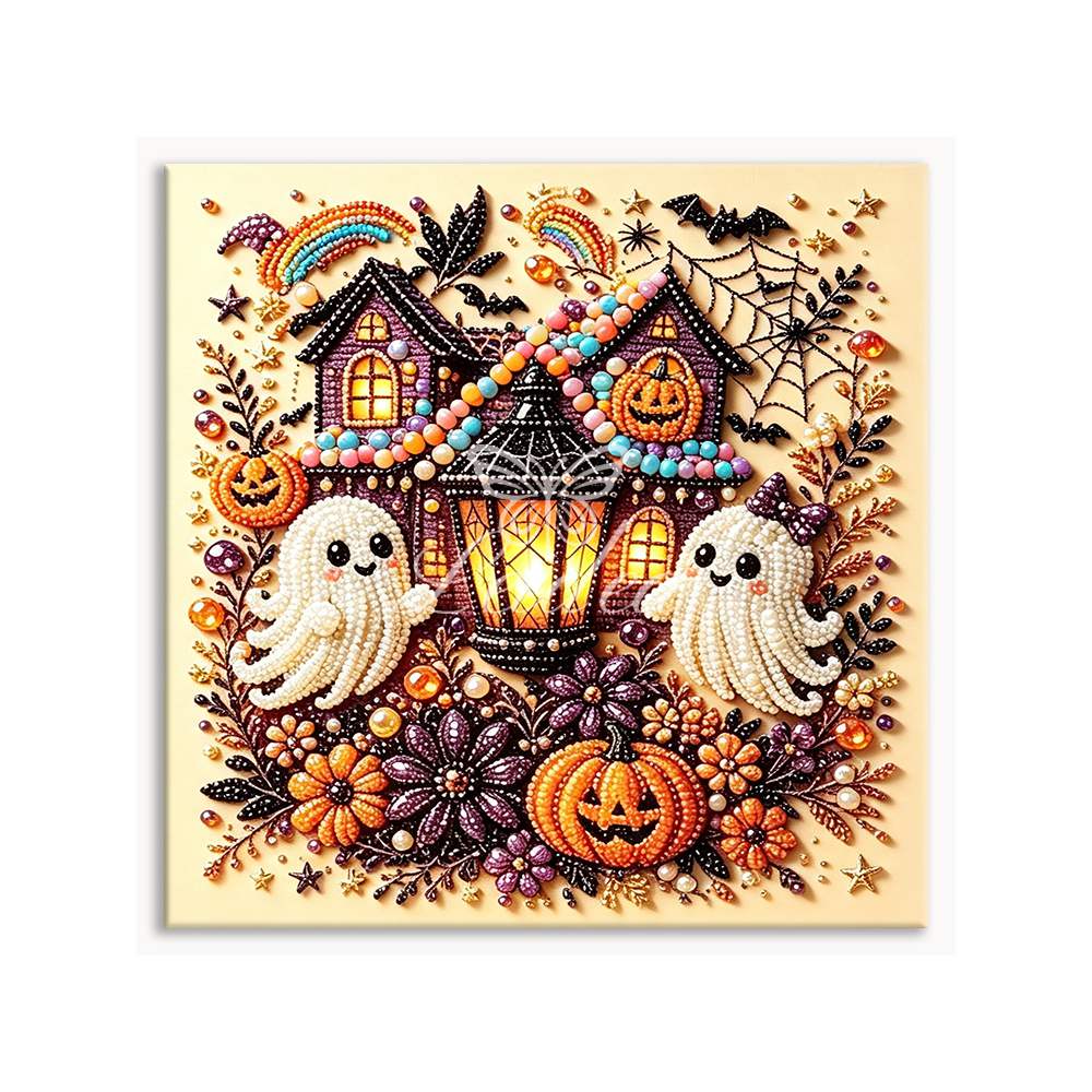 Halloween Theme Pearl Painting Set 4