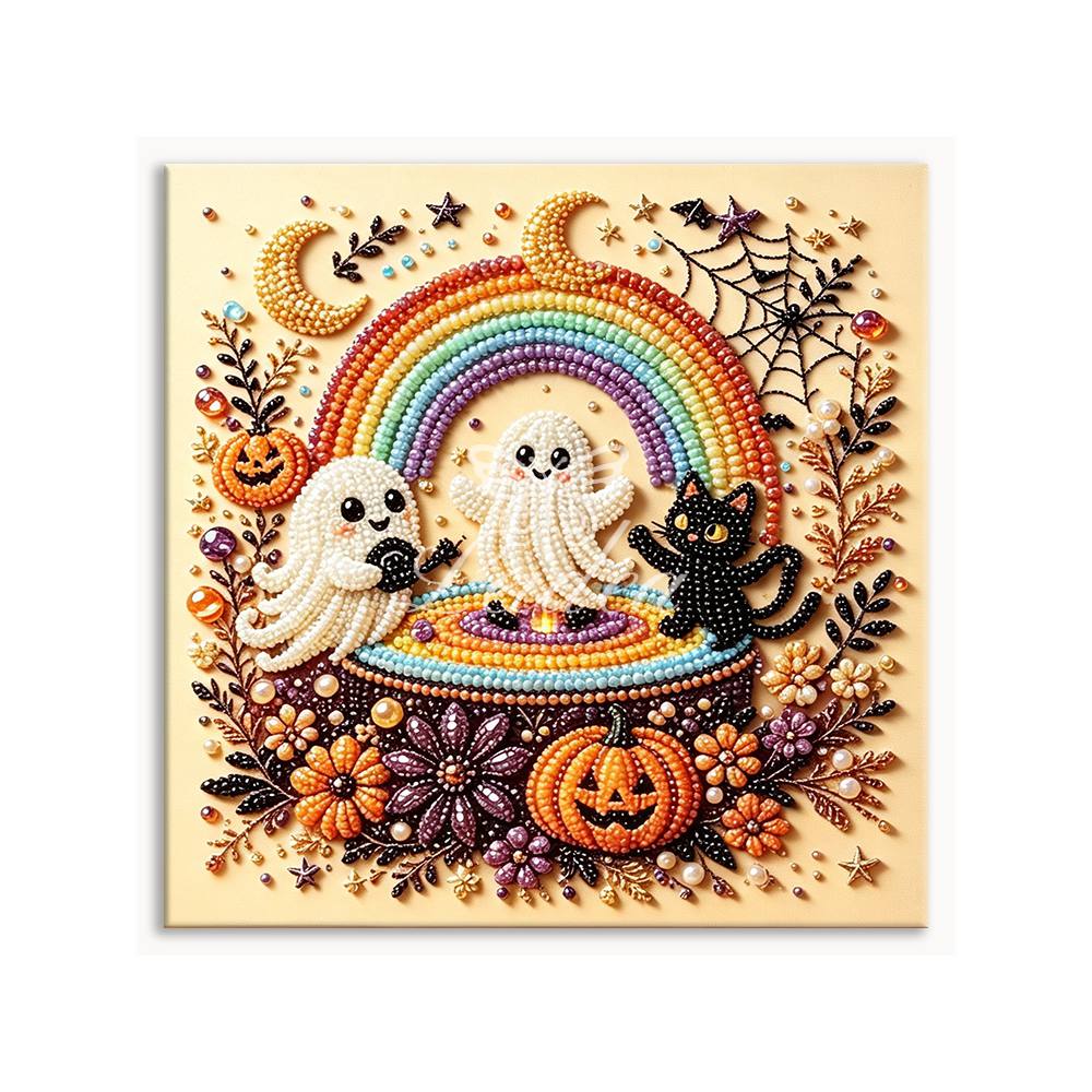 Halloween Theme Pearl Painting Set 4
