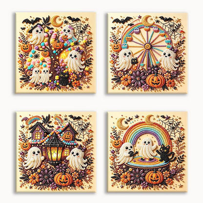 Halloween Theme Pearl Painting Set 4