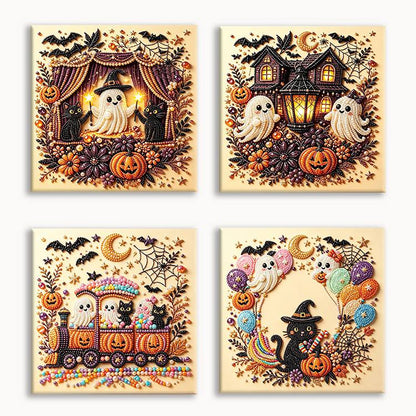 Halloween Theme Pearl Painting Set 3