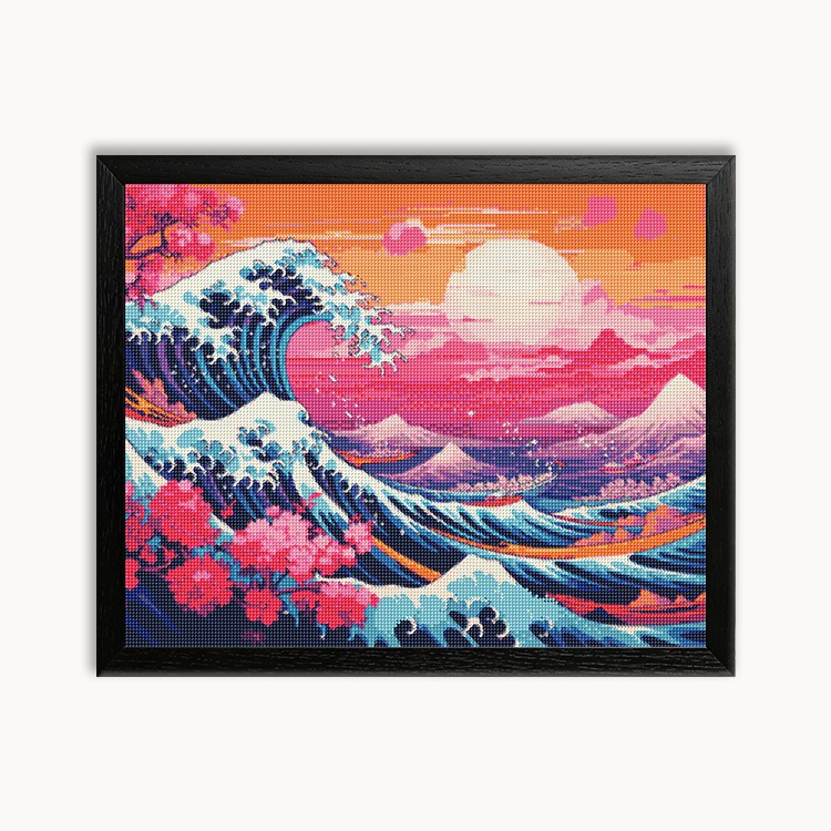 Wave of Kanagawa Diamond Painting 30/40 40/50 50/60