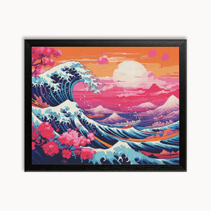 Wave of Kanagawa Diamond Painting 30/40 40/50 50/60