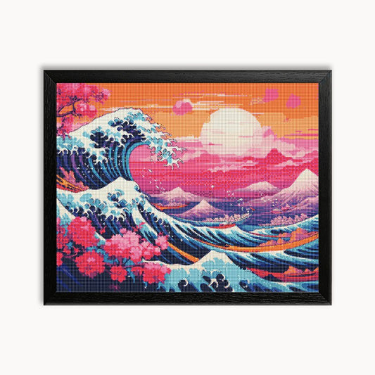 Wave of Kanagawa Diamond Painting 30/40 40/50 50/60
