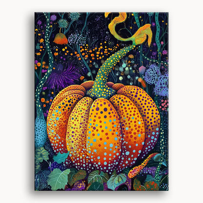 Whimsical Dotty Gourd 1