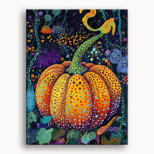 Whimsical Dotty Gourd 1