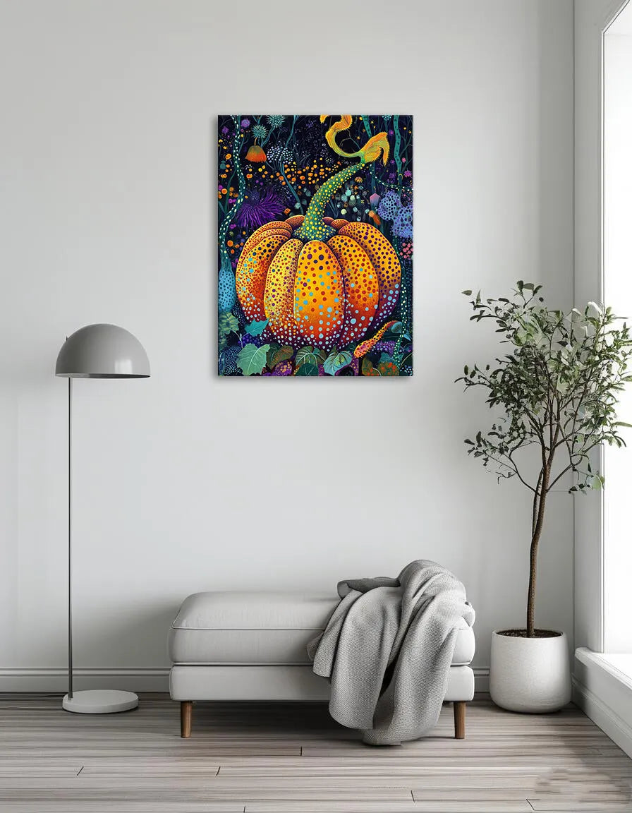 Whimsical Dotty Gourd 1