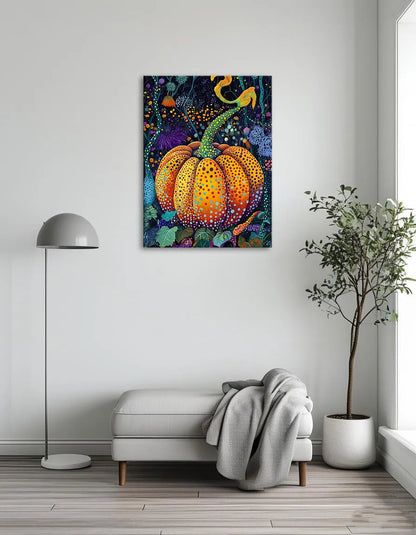 Whimsical Dotty Gourd 1