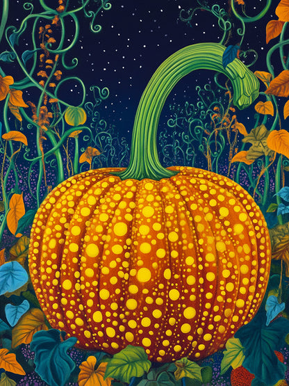 Whimsical Dotty Gourd 3