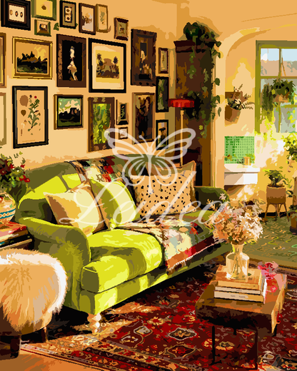 Whimsical Interior Paint By Numbers
