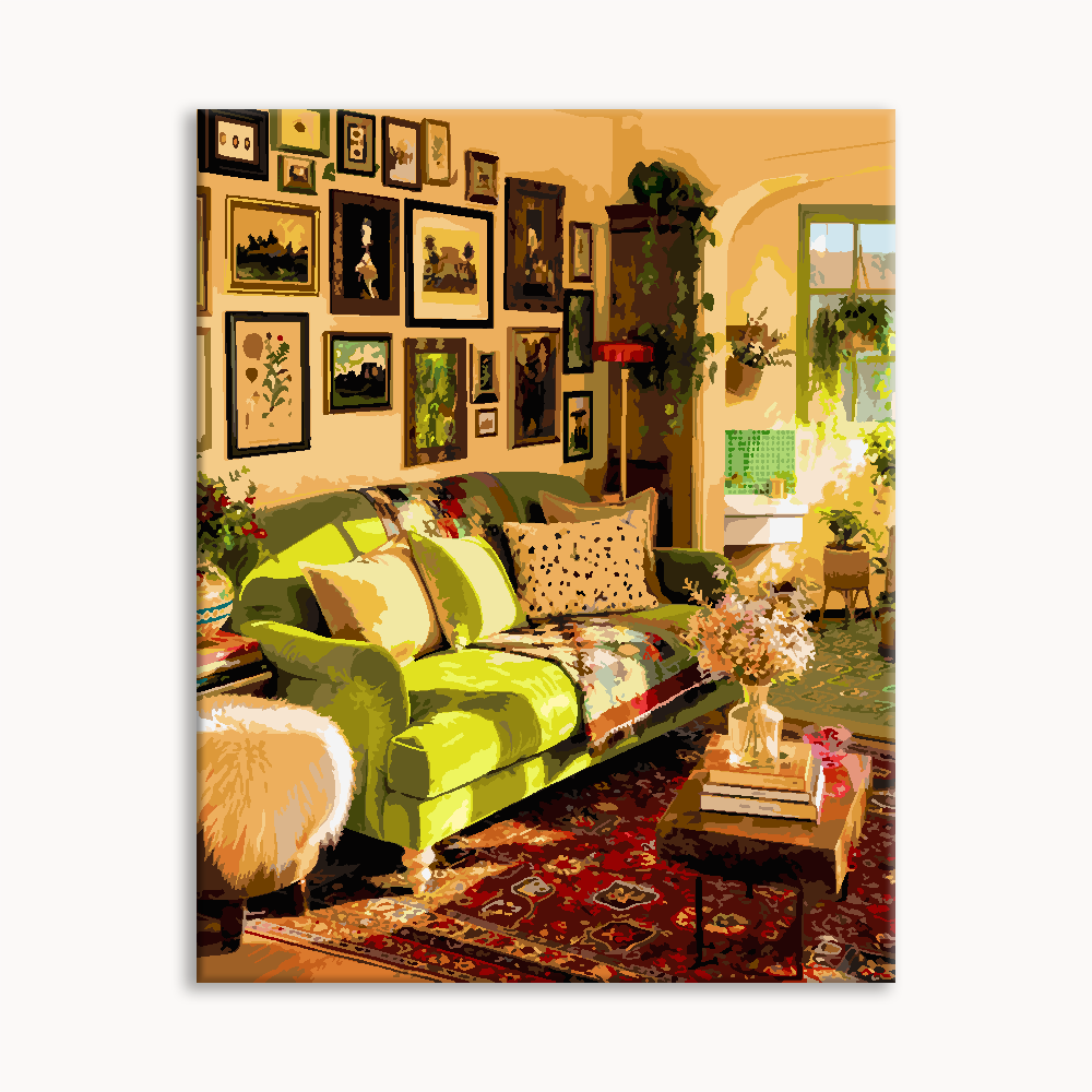 Whimsical Interior Paint By Numbers
