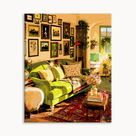 Whimsical Interior Paint By Numbers