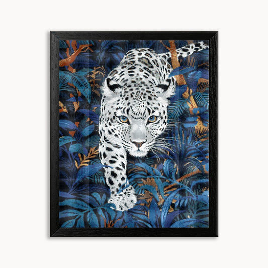 White Leopard Diamond Painting 30/40 40/50 50/60