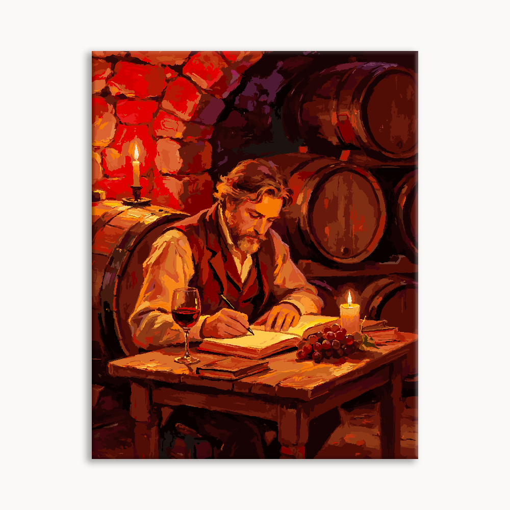 Wine Cellar Scribe Paint By Numbers