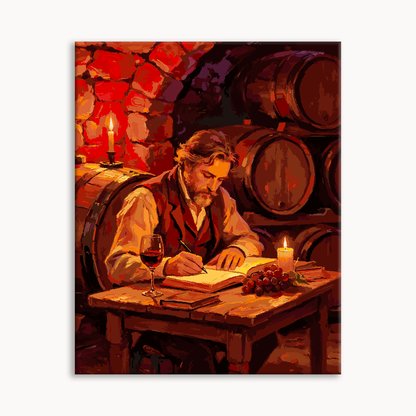 Wine Cellar Scribe Paint By Numbers