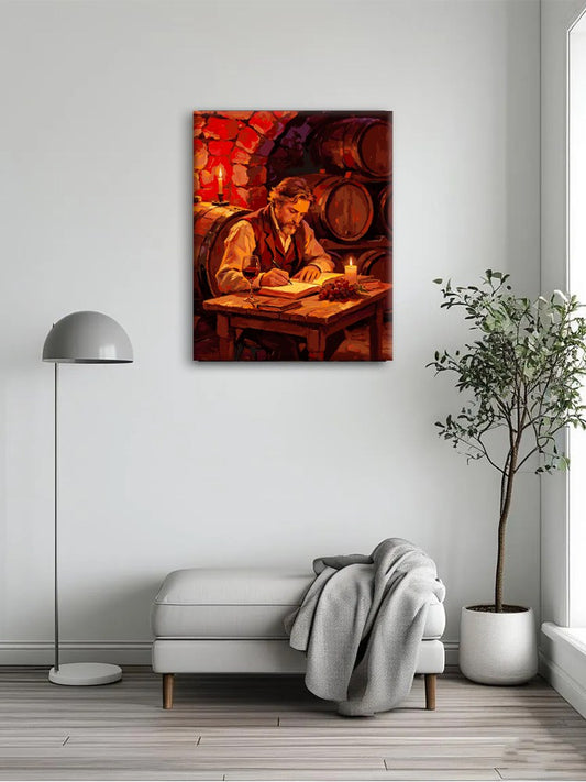 Wine Cellar Scribe Paint By Numbers