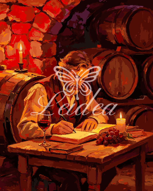 Wine Cellar Scribe Paint By Numbers