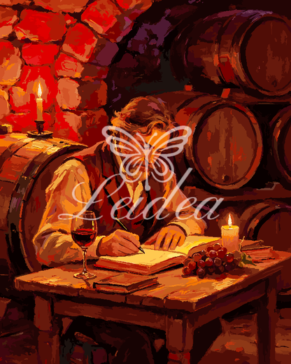 Wine Cellar Scribe Paint By Numbers