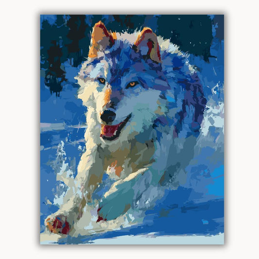 Wolves in the Snow 1