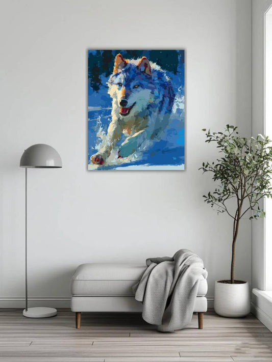 Wolves in the Snow 1