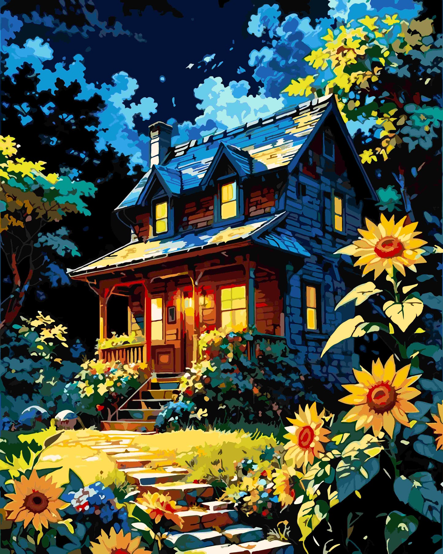 Wooden House in the Garden 1