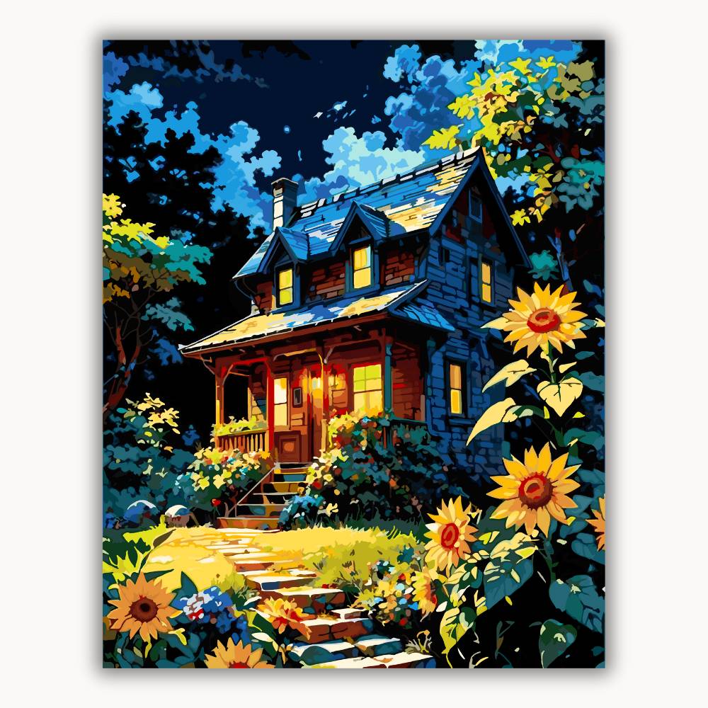 Wooden House in the Garden 1