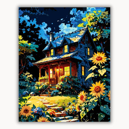 Wooden House in the Garden 1